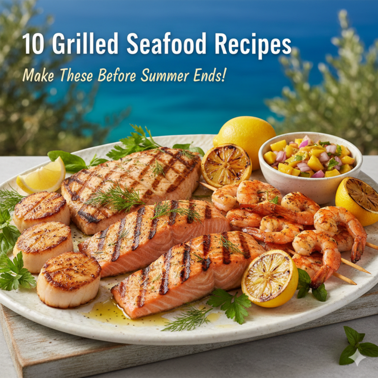 10 Grilled Seafood Recipes to Make Before Summer Ends