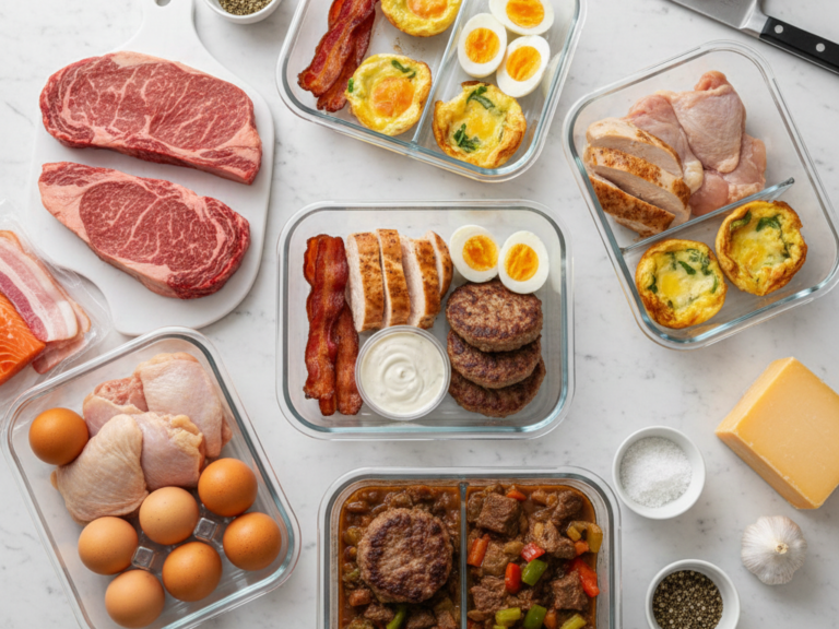 7 Day Easy Zero Carb Meal Prep Meal Plan
