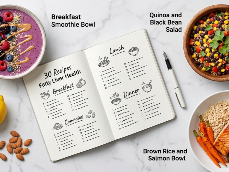 30 Fatty Liver Diet Recipes: A Complete Breakfast, Lunch & Dinner Guide