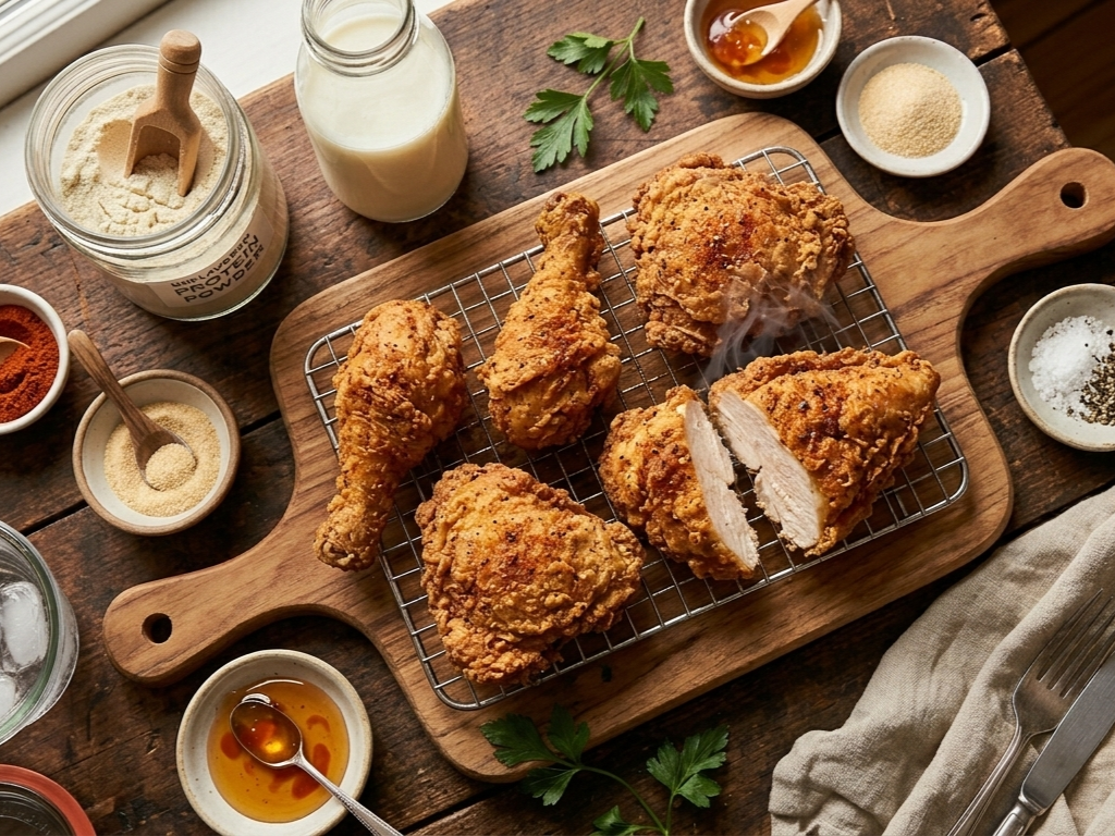 How To Make High Protein Fried Chicken