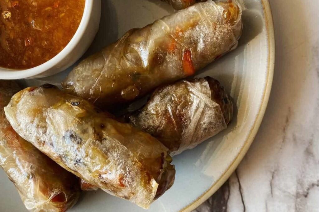 Air Fry Rice Paper Rolls