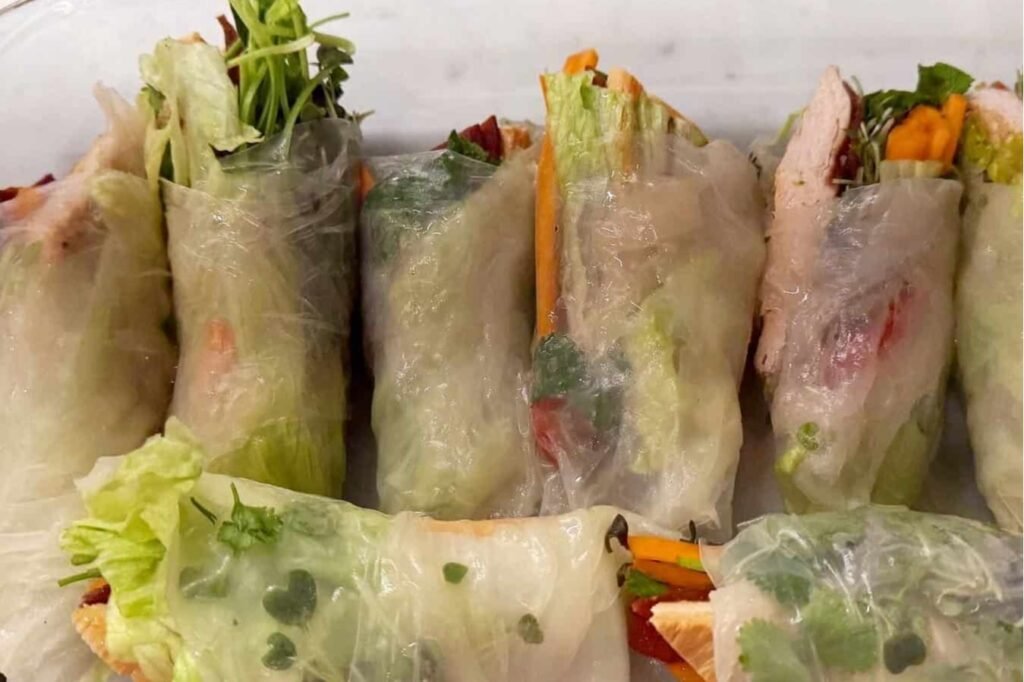 BLT Rice Paper Rolls