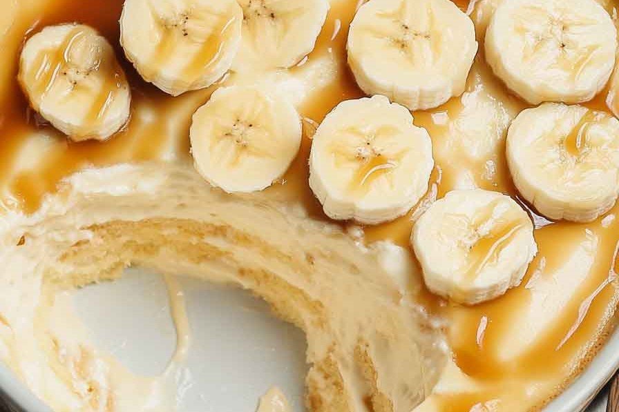 Banana Pudding Tiramisu with Caramel