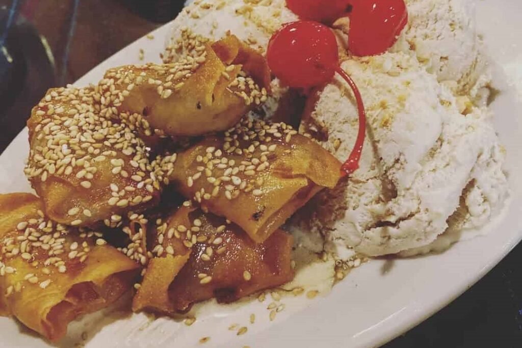 Banana Rice Paper Rolls