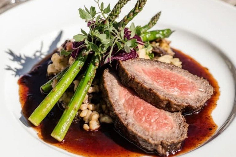 Beef Tenderloin with Red Wine Sauce