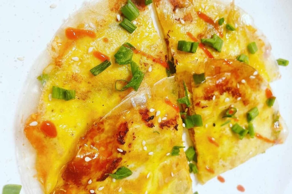 Breakfast Rice Paper Wraps