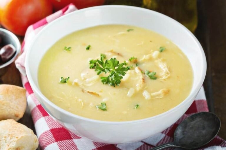Creamy Lemon Rice Soup Recipe