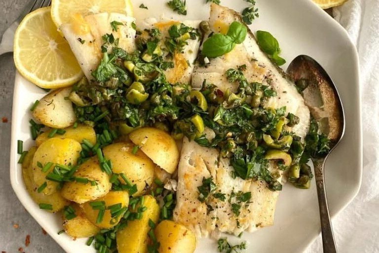 Herbed Ocean White Fish Plate