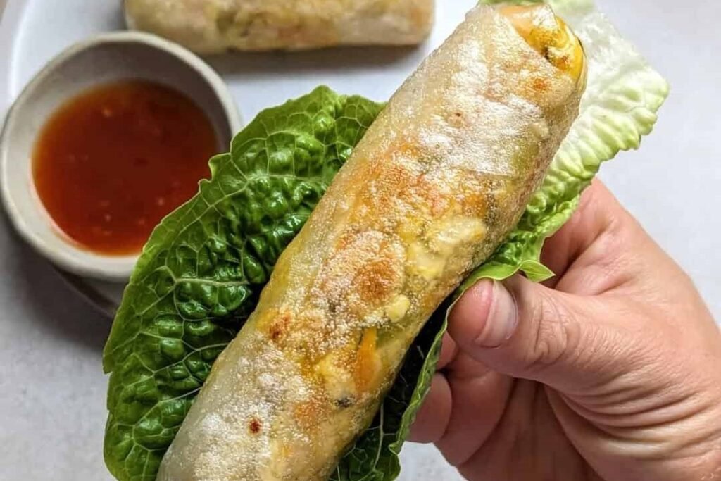 High Protein Rice Paper Rolls