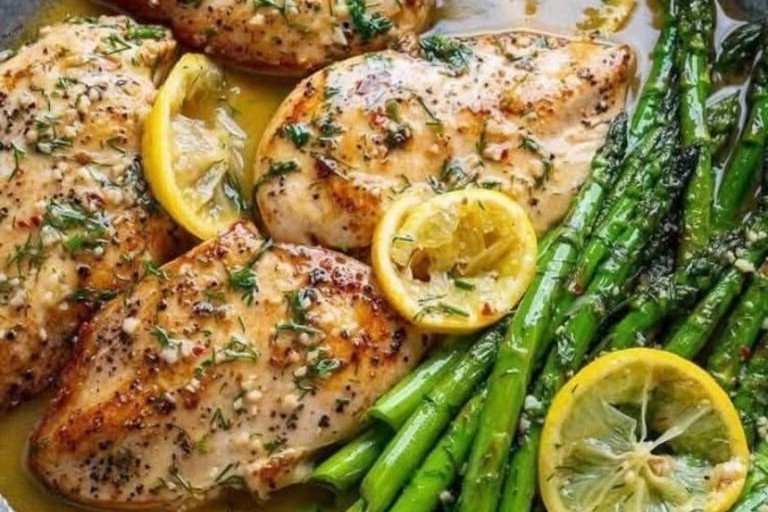 Lemon Herb Roasted Chicken Breasts