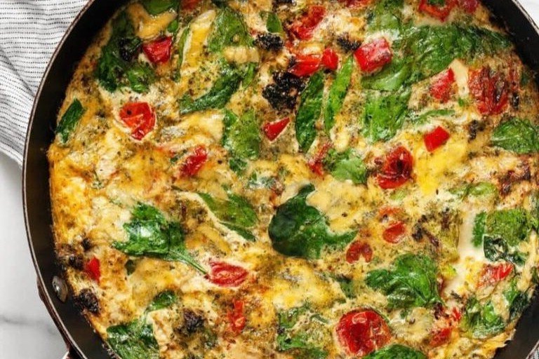 Mediterranean Egg White Frittata