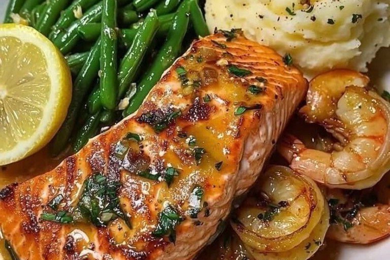 Omega Rich Grilled Salmon Plate