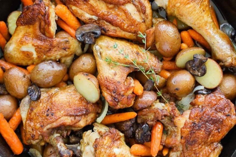 One Pan Chicken and Potatoes