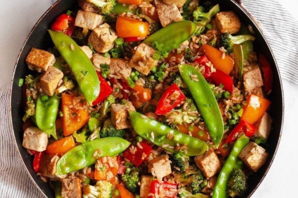 Plant Powered Tofu Vegetable Stir Fry