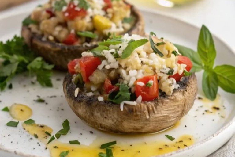 Portobello Mushroom Protein Pockets