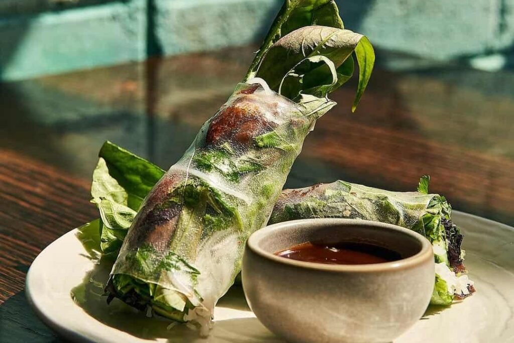 Rice Paper Crab Rolls
