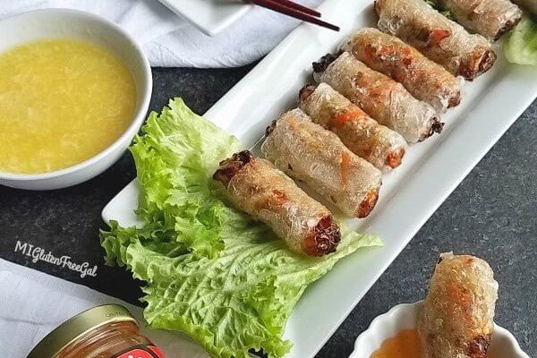 Rice Paper Egg Rolls