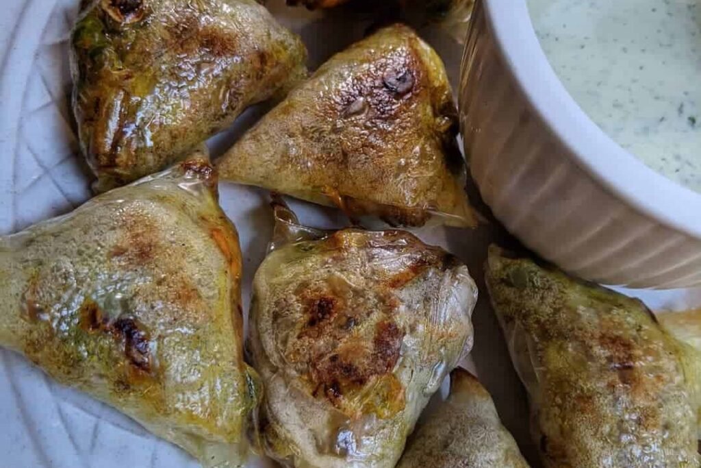 Rice Paper Samosas