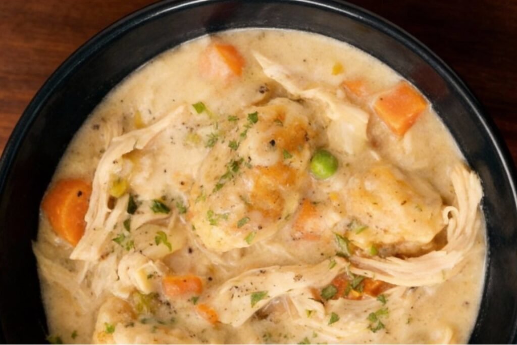Slow Cooker Chicken and Dumplings