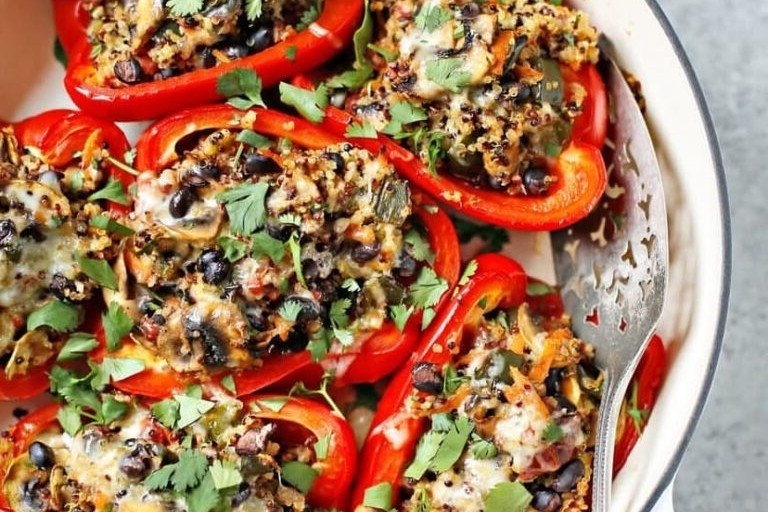 Vegetarian Stuffed Bell Peppers