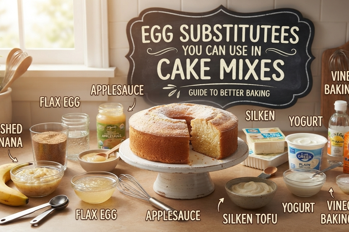 9 Easy Egg Substitutes for Cake Mix