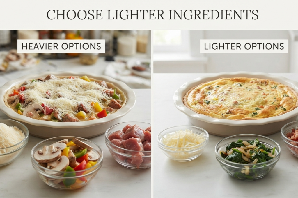 4. Choose Lighter Ingredients