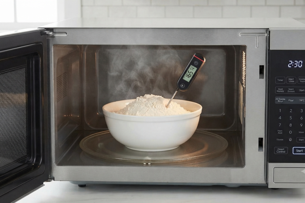 Heat-Treat Flour in the Microwave
