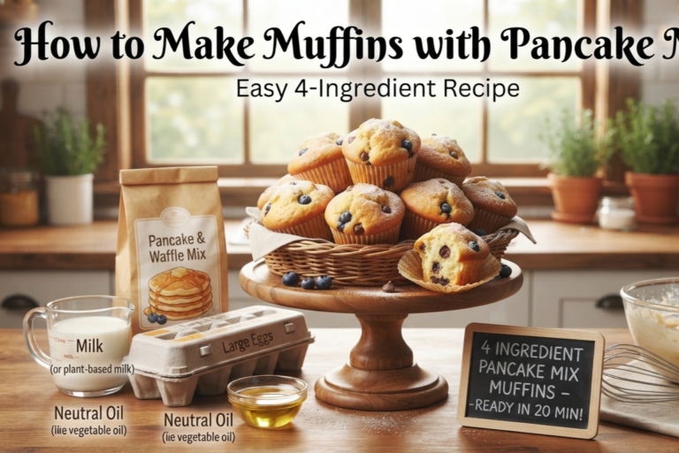 How to Make Muffins with Pancake Mix