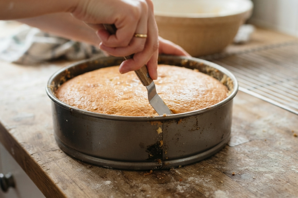 Loosen the Edges With a Knife