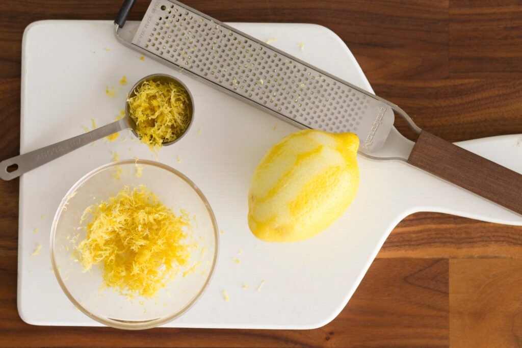 Stir in Lemon Zest