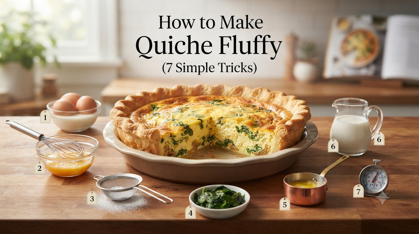 how-to-make-quiche-fluffy