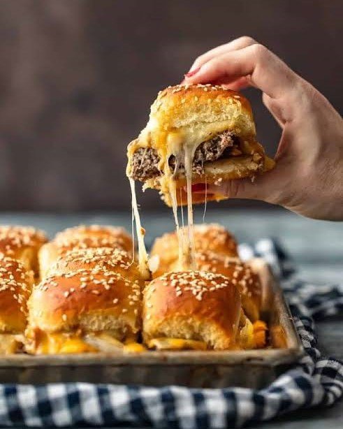 1. Cheeseburger Sliders