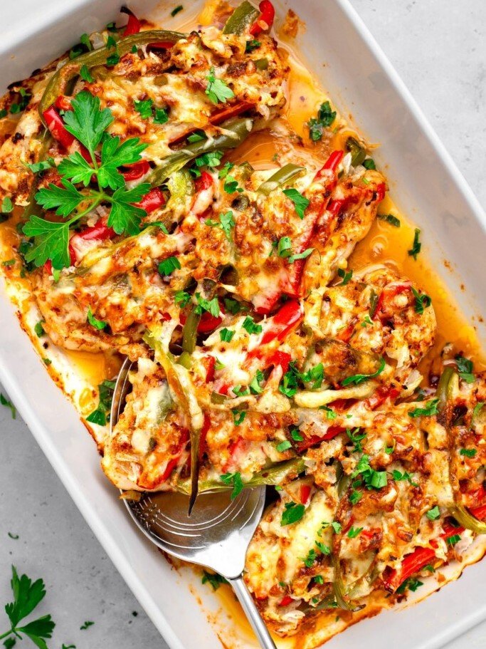 11. Fajita Chicken Casserole