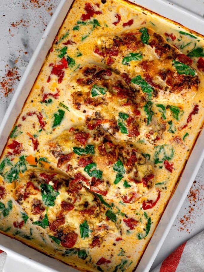 19. Creamy Baked Chicken