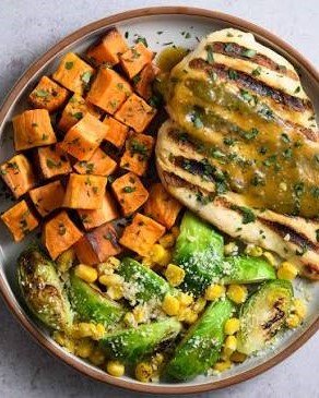 2. Salsa Verde Chicken Sweet Potato