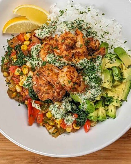 3. Cajun Shrimp Rice Bowl
