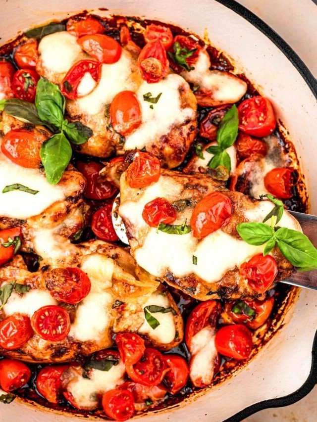 3. One Pan Balsamic Chicken