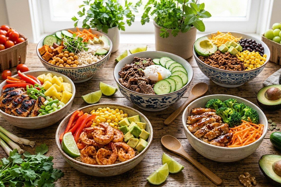 6 Easy & Delicious Rice Bowls