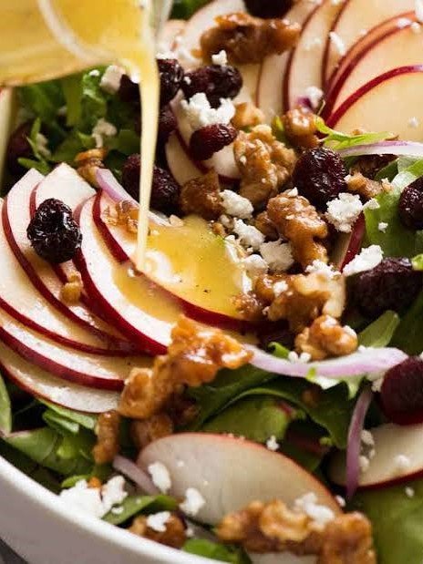 Apple Walnut Salad with Dates