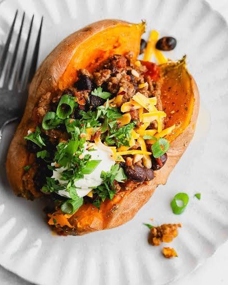 1. Classic Beef Taco Sweet Potato