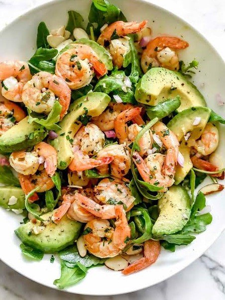 Cold Shrimp and Avocado Salad (Using Ready-to-Eat Shrimp)