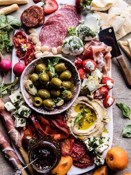 Greek Mezze Plate (Antipasto)