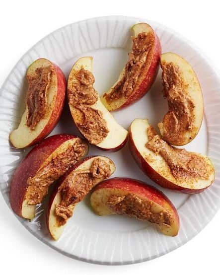Recipe: Apple Slices with Almond Butter Snack (Serves 1)