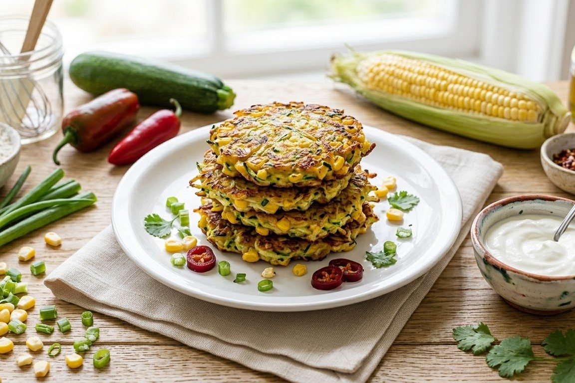 Zucchini Corn Fritters