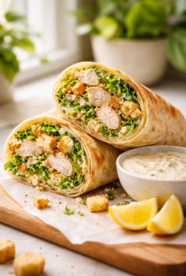1. Chicken Caesar Wraps