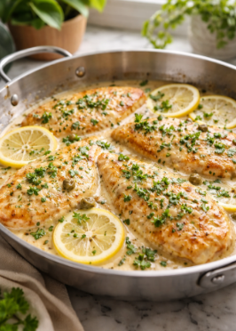 3. Chicken Piccata