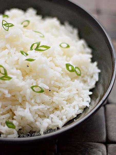 3. Steamed White Rice