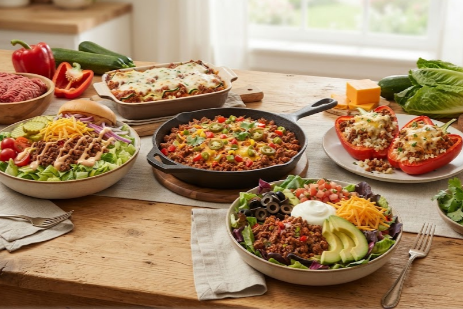 31 Quick and Easy Low Carb Dinners with Ground Beef