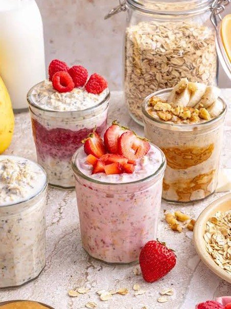 4. Overnight Oats with Yogurt (Prep-Friendly Breakfast)