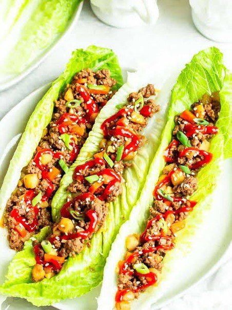 8. Ground Beef Lettuce Wraps